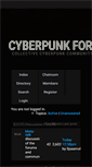 Mobile Screenshot of cyberpunkforums.com